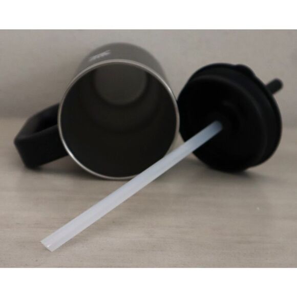 Hydro Flask 888-58 Black 24 oz Insulated Travel Tumbler w/Handle, Straw & Lid - Picture 10 of 11